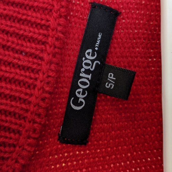 George Womens Ugly Christmas Sweater-pug. Holiday Sweater. Sequins - Picture 3 of 5